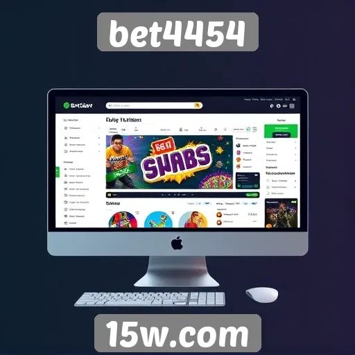 Análise da interface do usuário do site bet4454